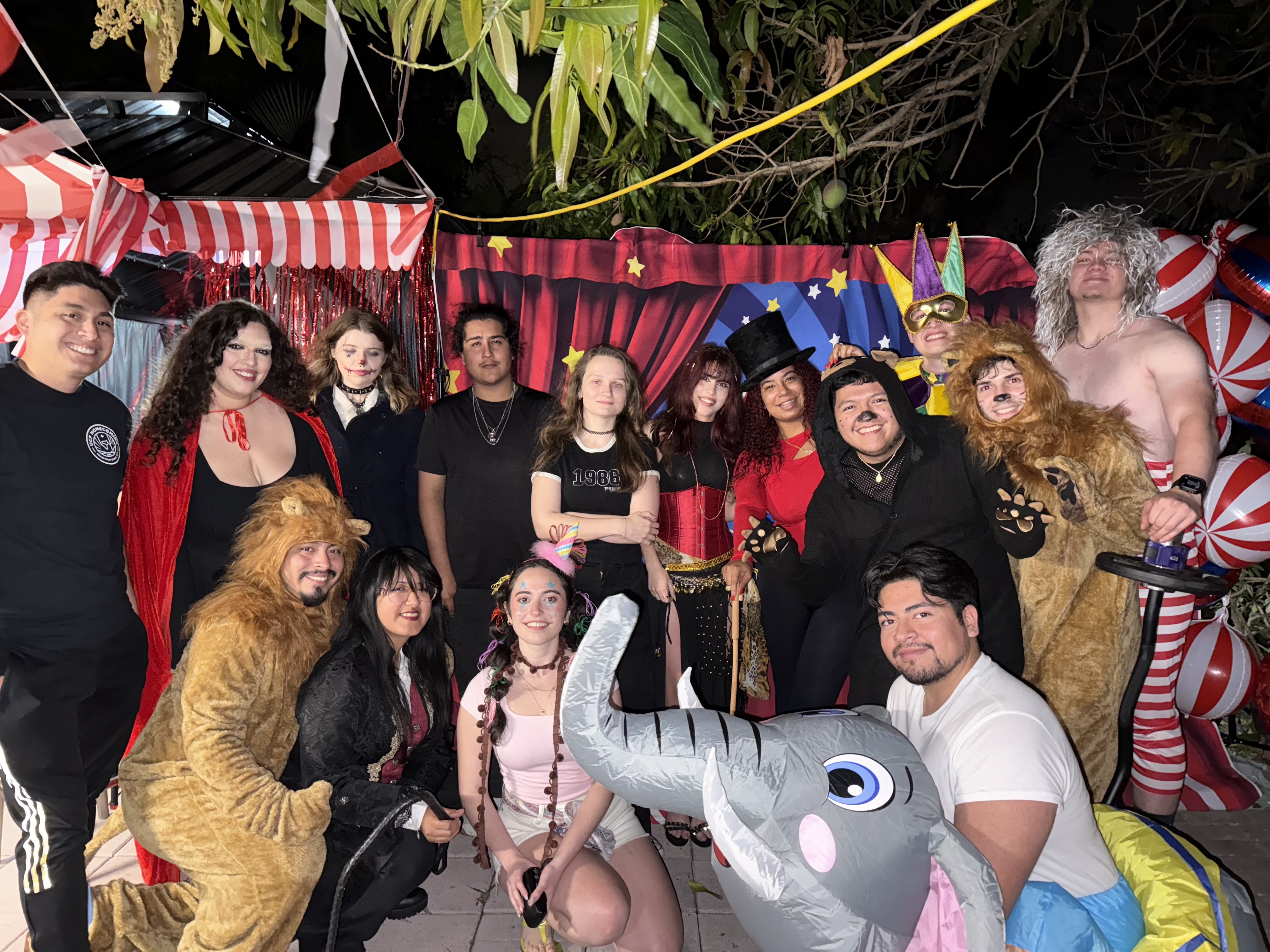 Group photo with friends